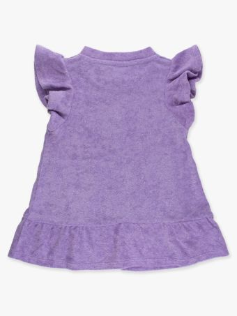 purple terry coverup