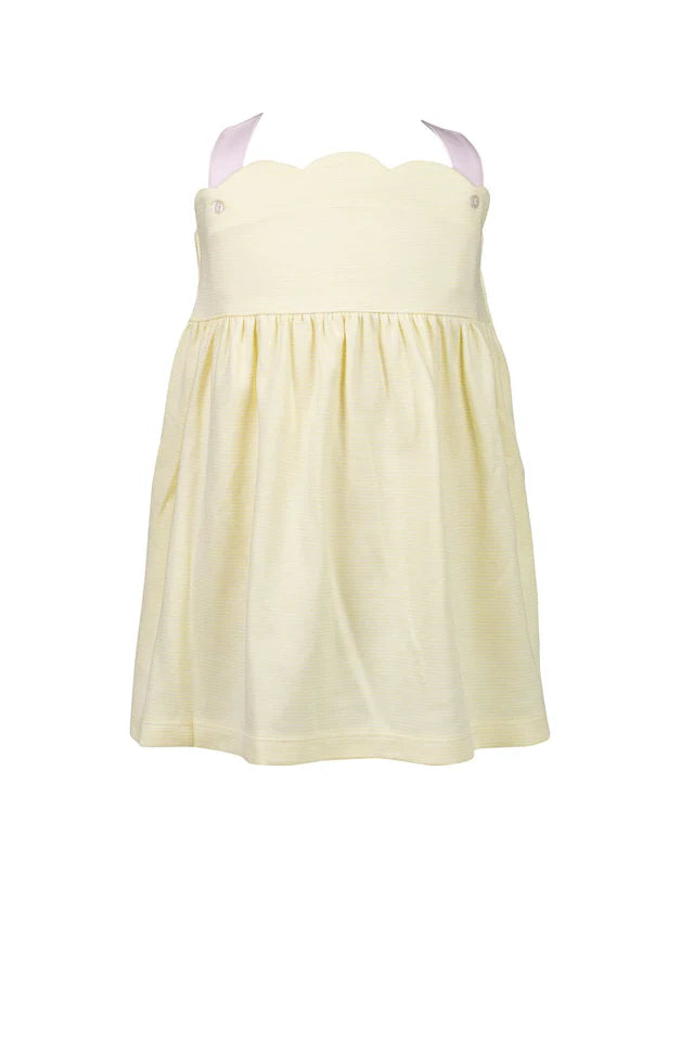 yellow stripe sundress