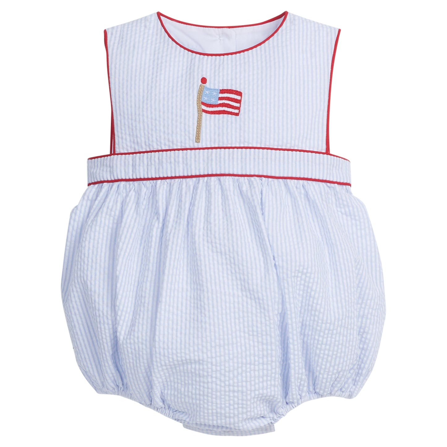 embroidered apron bubble/flag