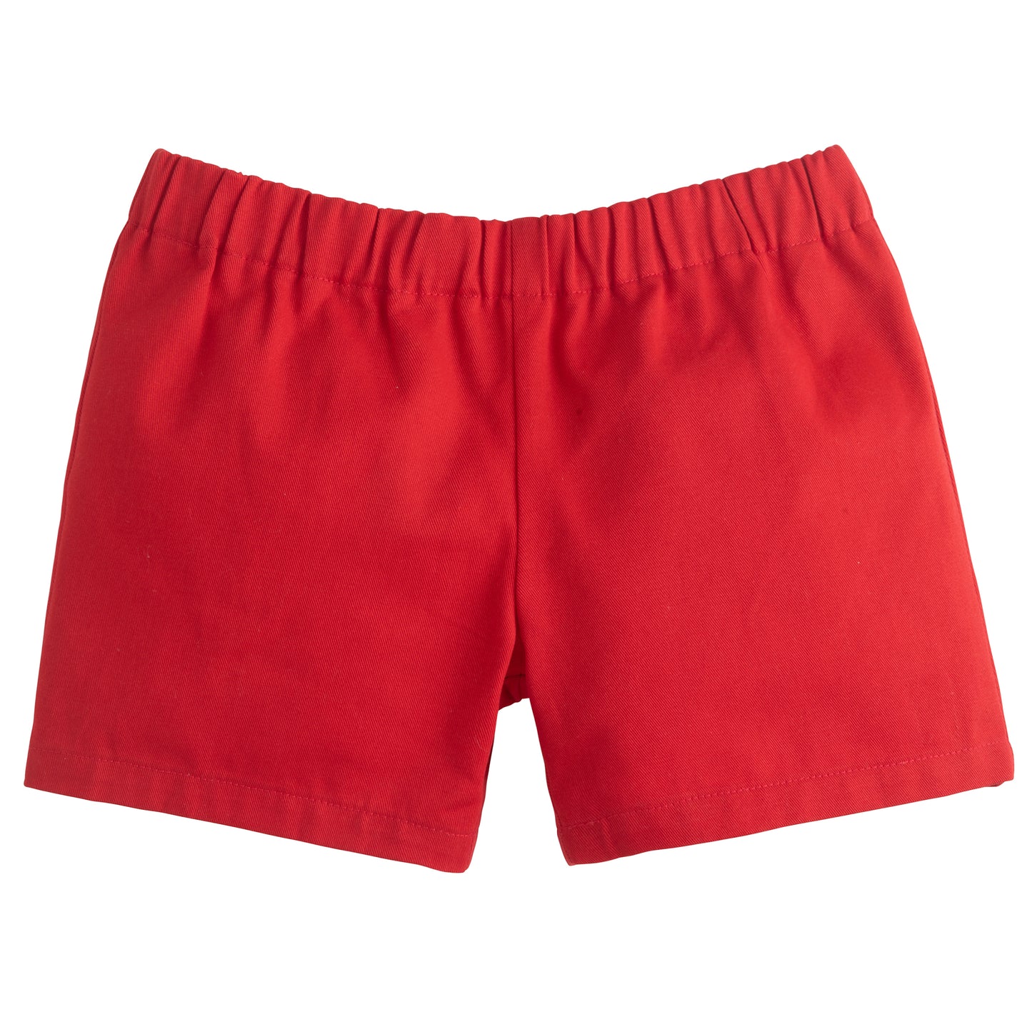 basic short/red twill