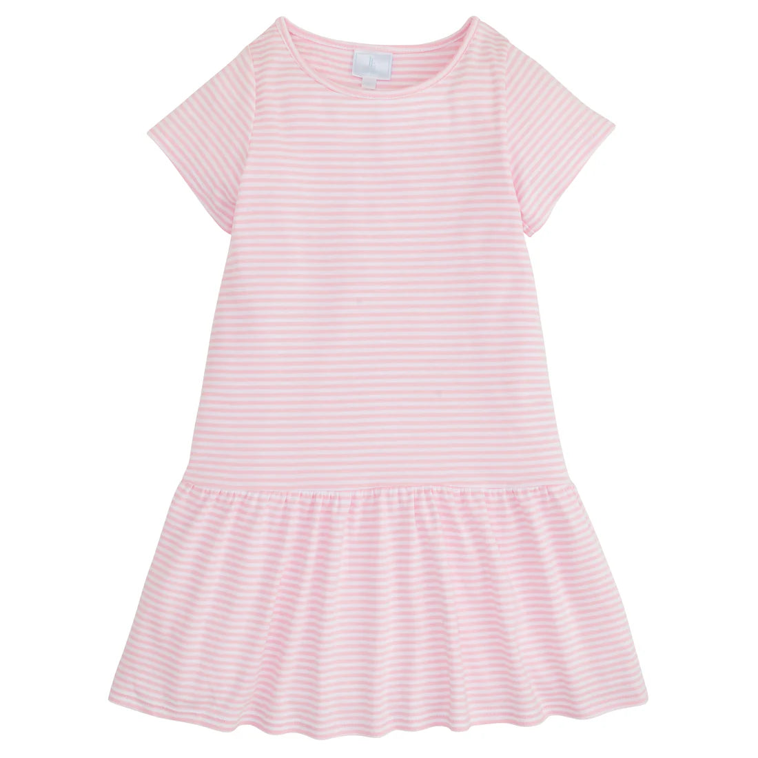 kari tshirt dress light pink stripe