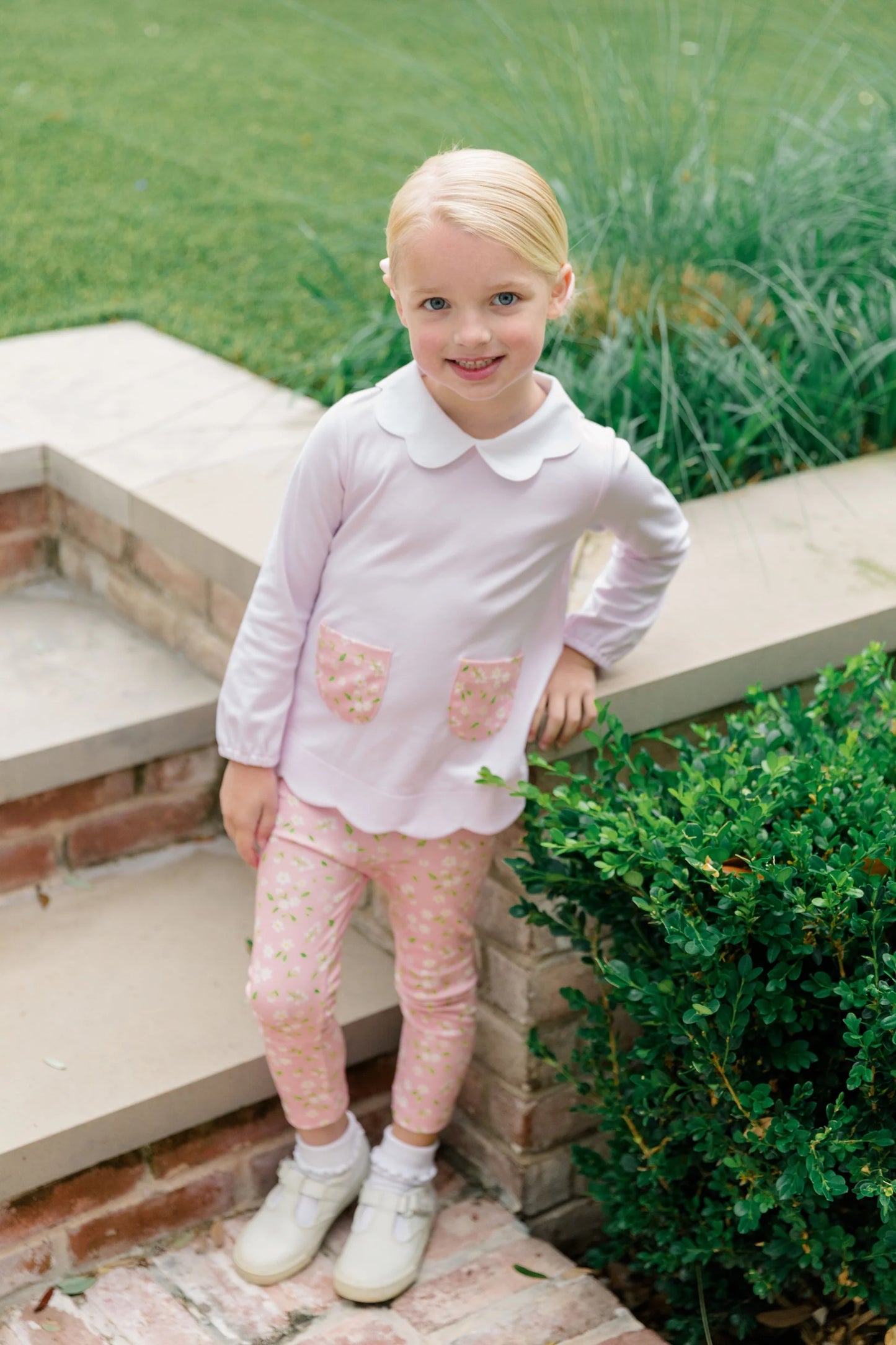 pink petal tunic set
