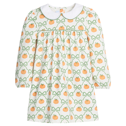 evelyn dress/pumpkin trellis