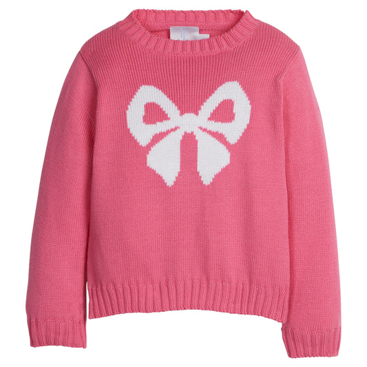 intarsia sweater/bow