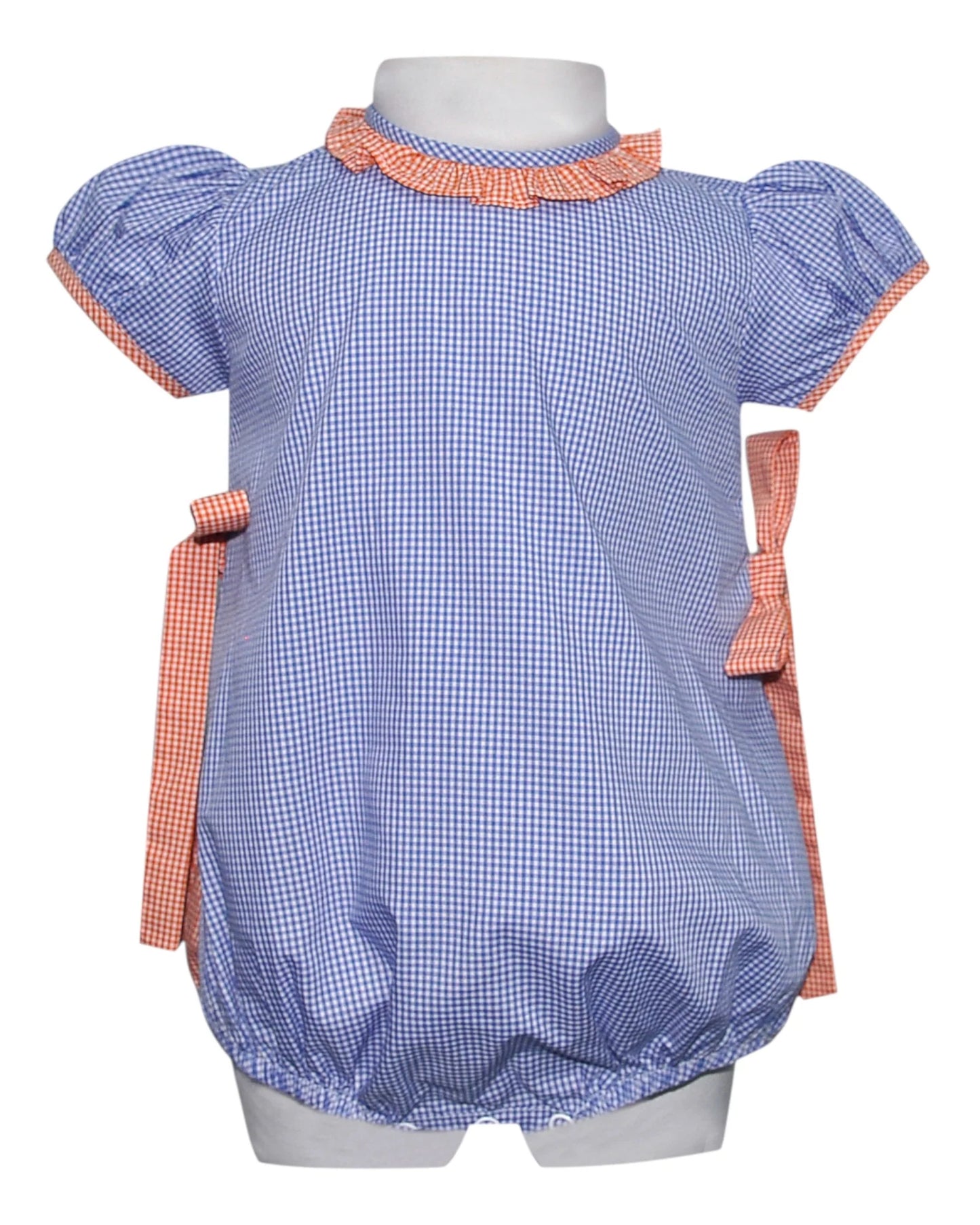 navy/orange girl bubble