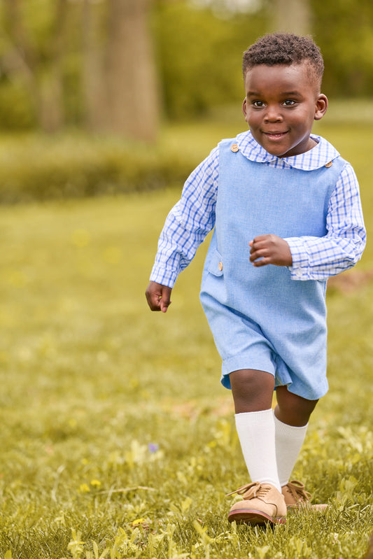 peter pan shirt/woodberry plaid
