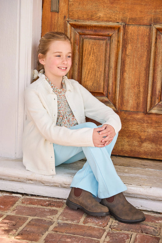 kick flare legging/sky