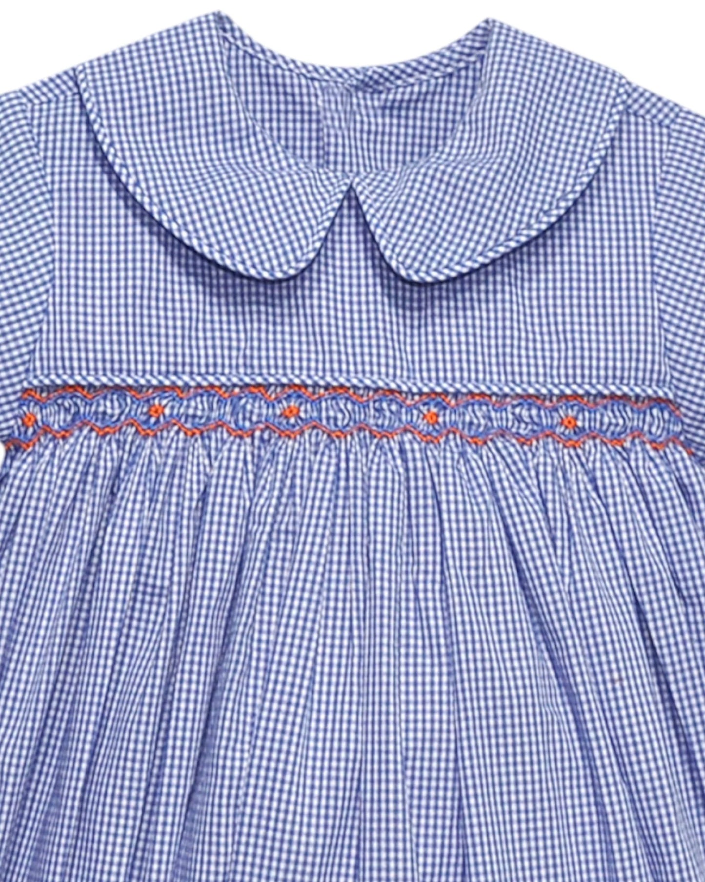 navy/orange smock bb