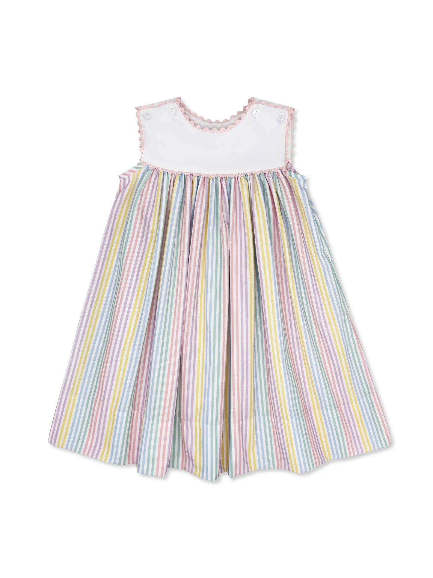 charming dress-petunia pinstripe