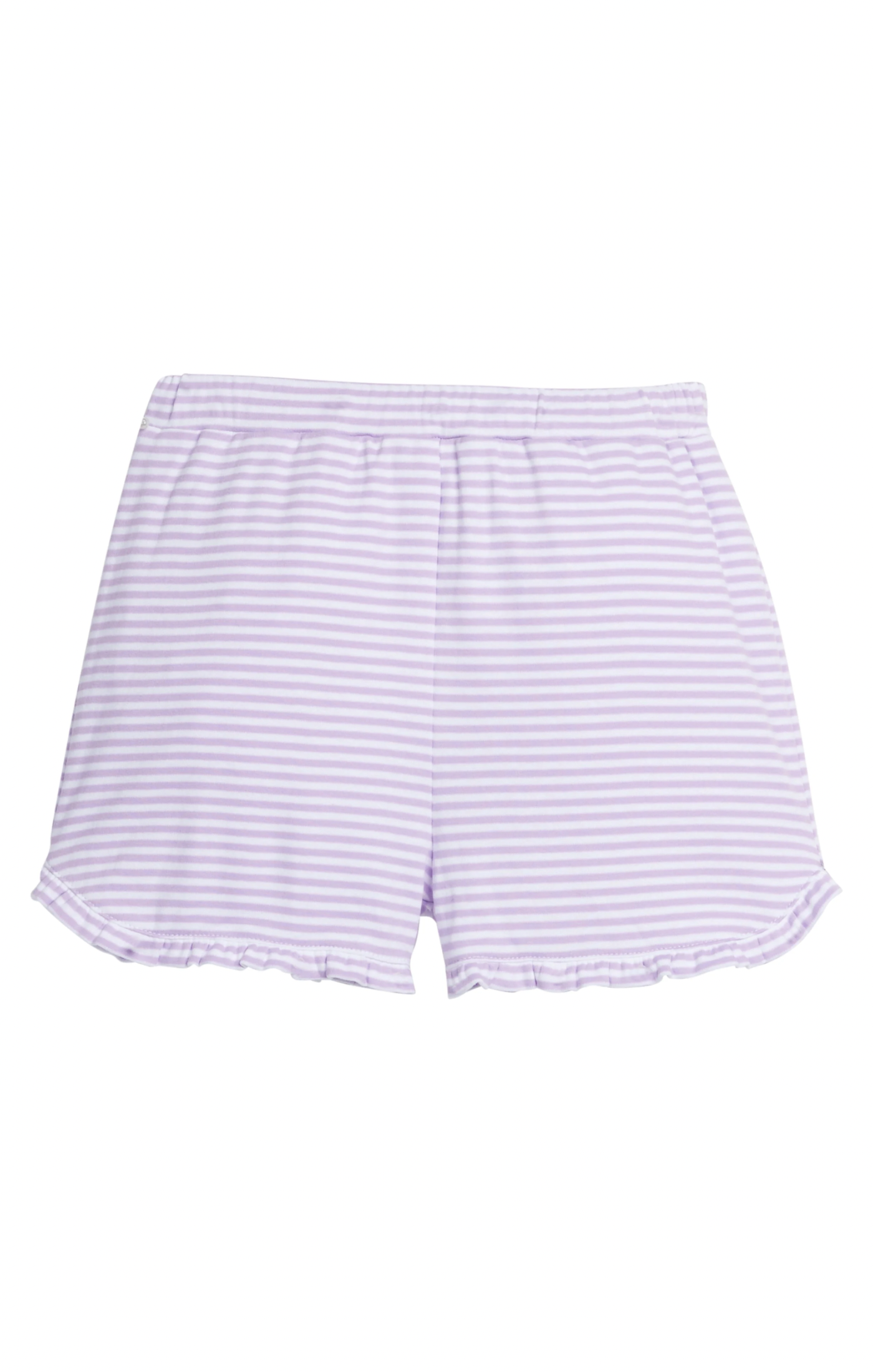 tulip knit short lavender stripe