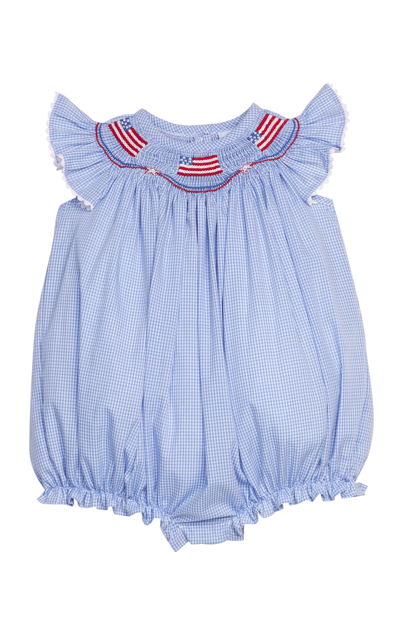 smocked bishop bubble flags