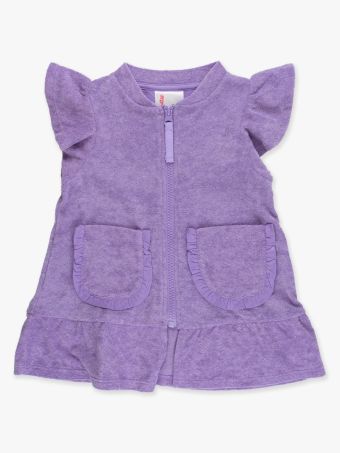 purple terry coverup