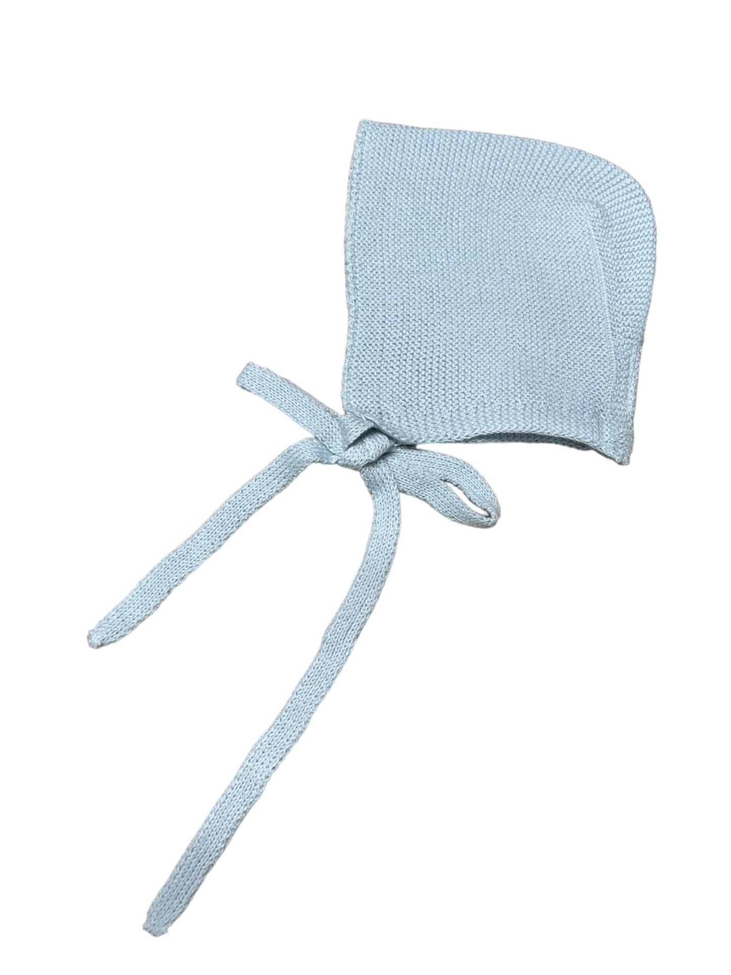 garter stich hat blue