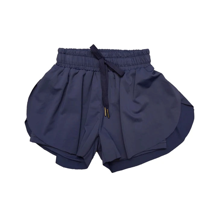 butterfly shorts navy