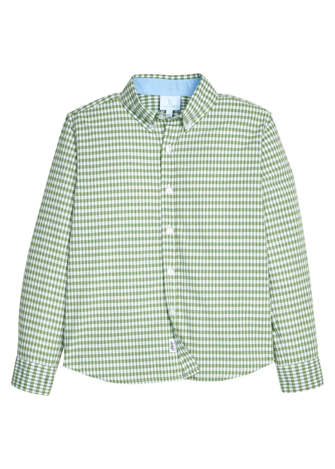 button down shirt/watercress