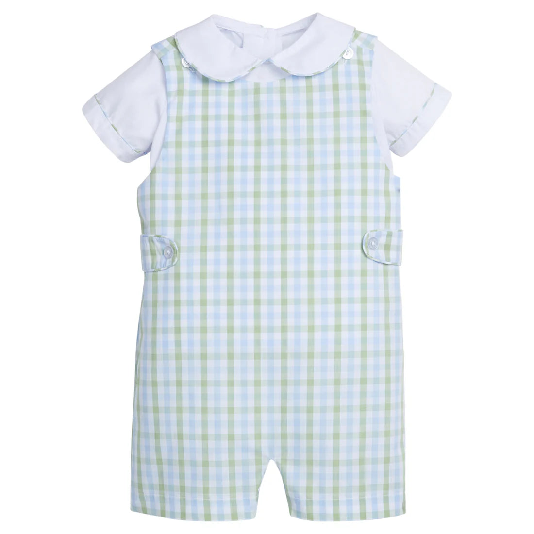 cheekwood plaid john john set