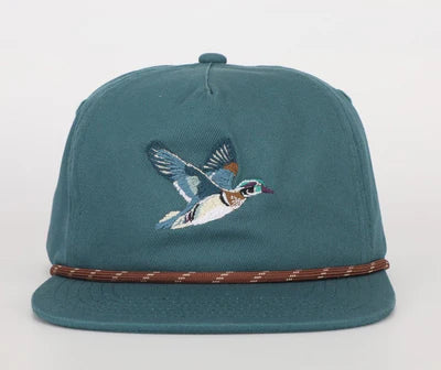 rope hat/wood duck