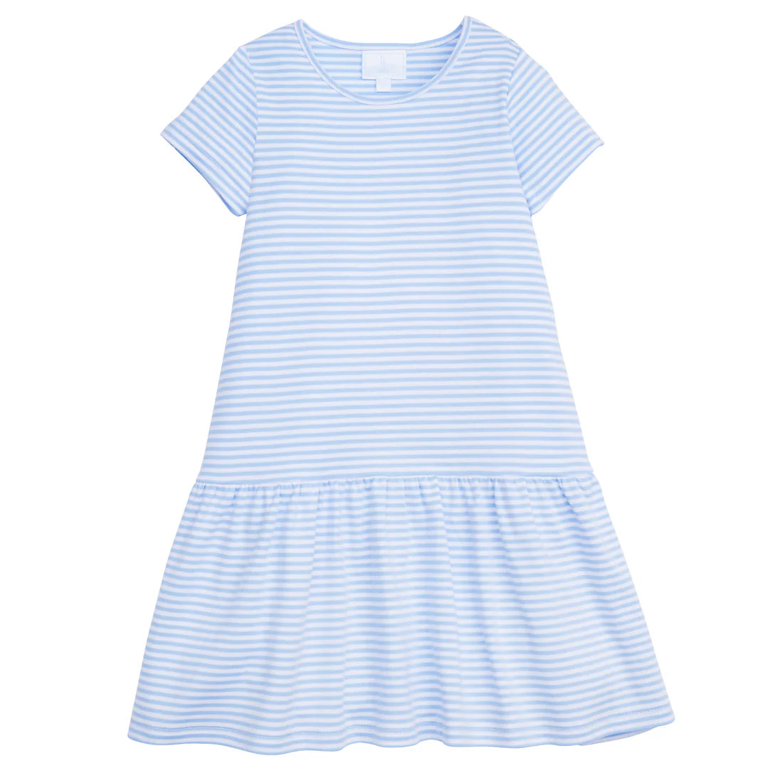 kari tshirt dress light blue stripe