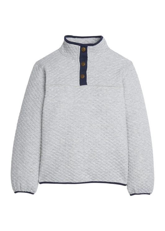 quilted pullover