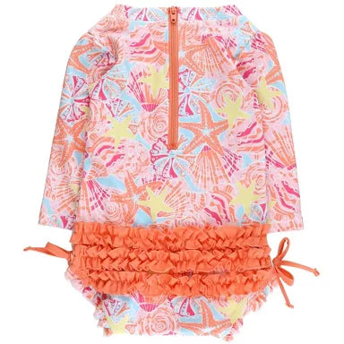 LS ocean coral/sunset seashell