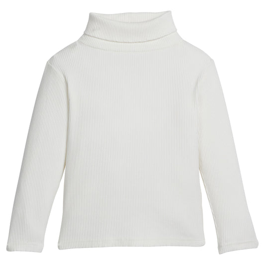 SOLID RIBBED TURTLENECK