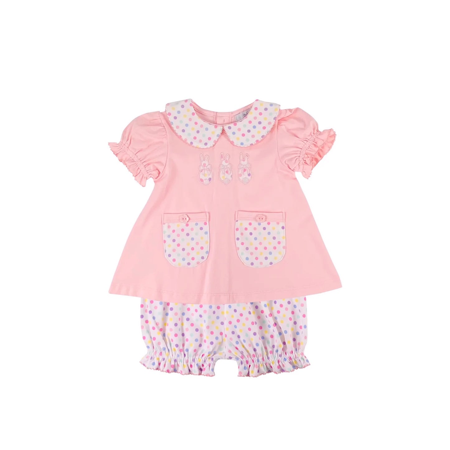 POLKA DOT BUNNY BLOOMER SET