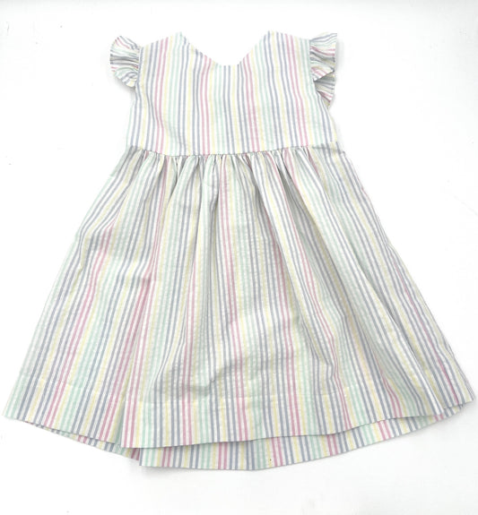 pastel stripe dress