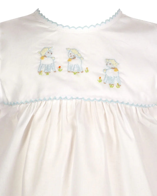 lambikins daygown blue