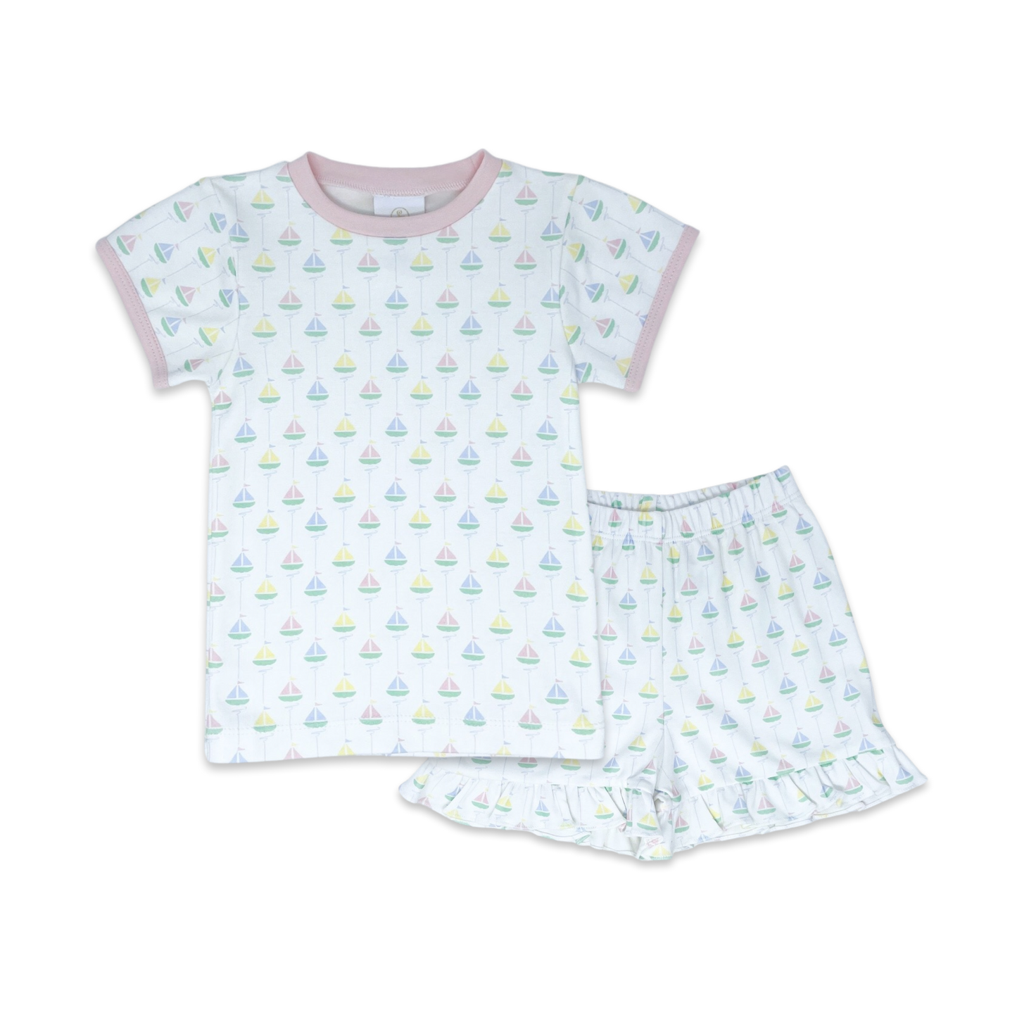 LILY SHORT SET/ SEASIDE SAILBOAT