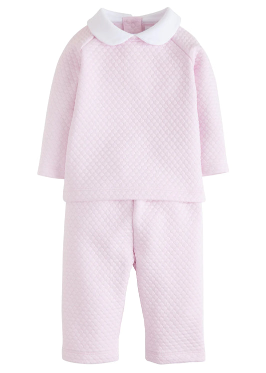 PINK QUILTED SET