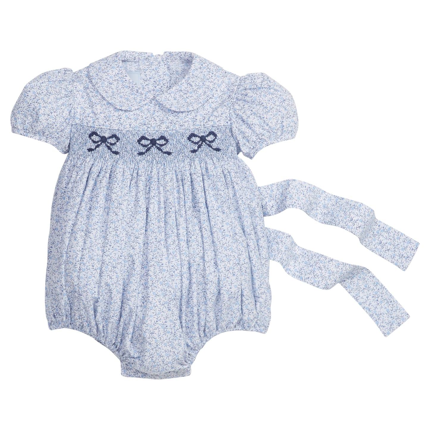 smocked peter pan bubble-blue vinings