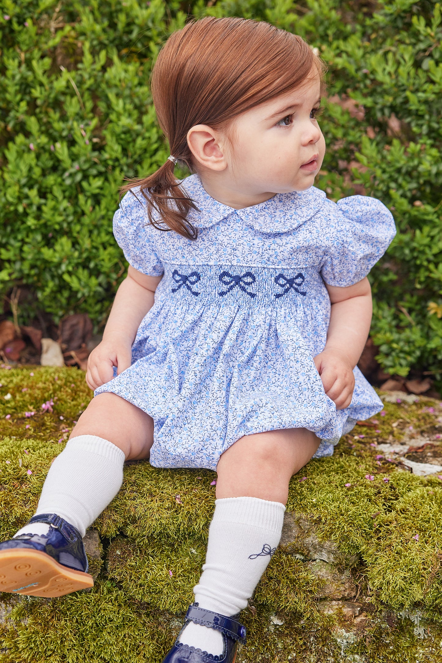 smocked peter pan bubble-blue vinings