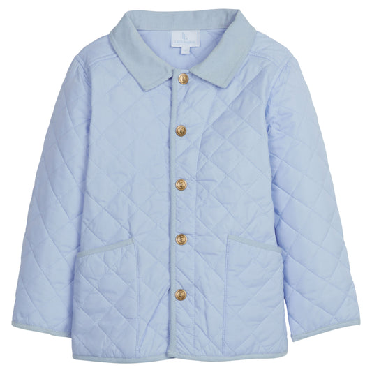 QUILTED JACKET LIGHT BLUE