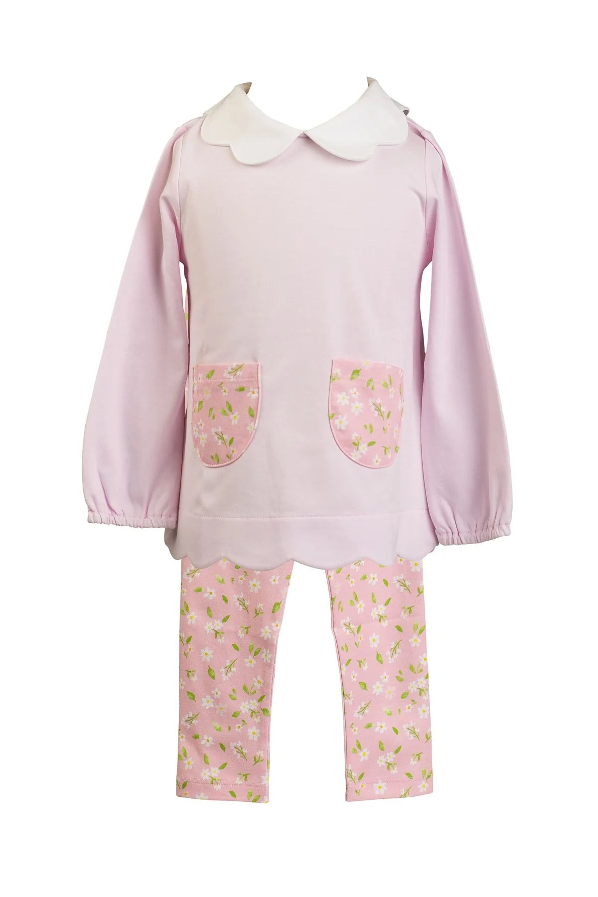 pink petal tunic set