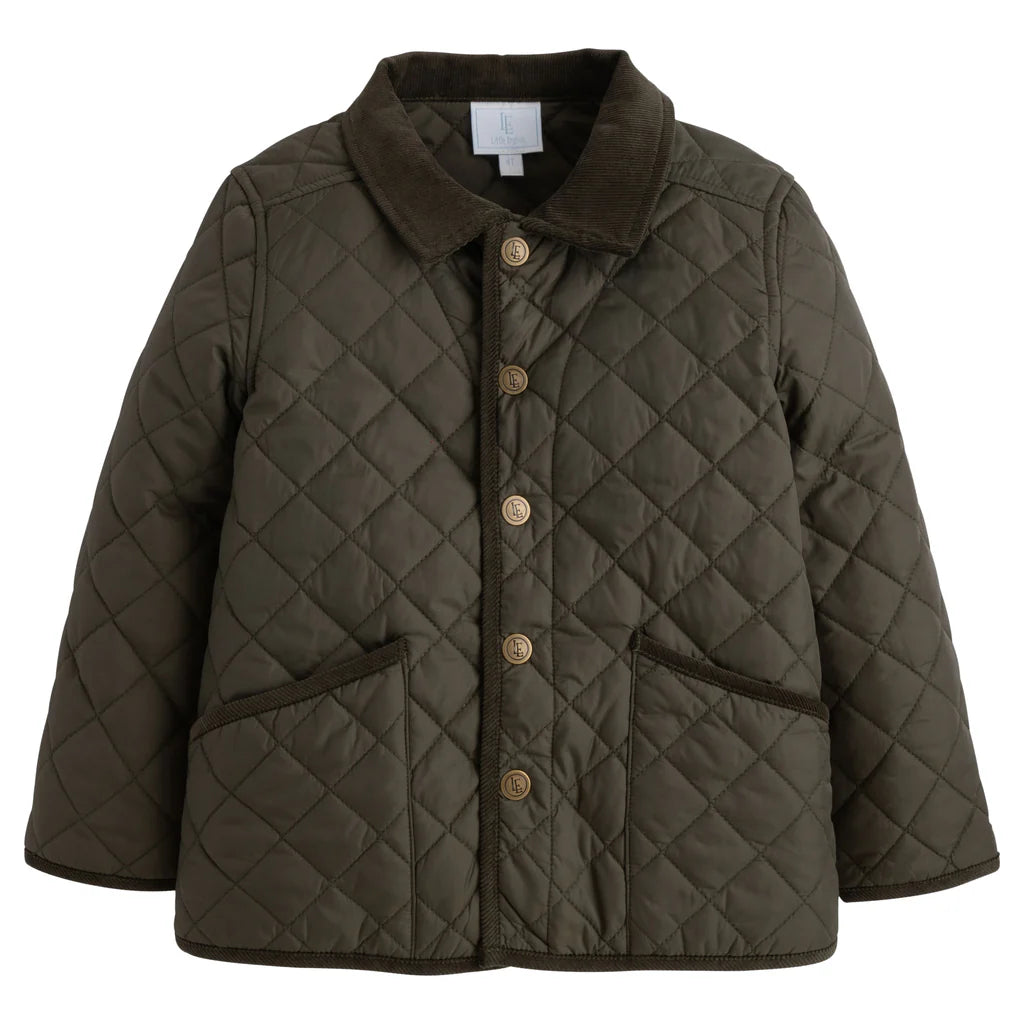 classic quilted jacket olive