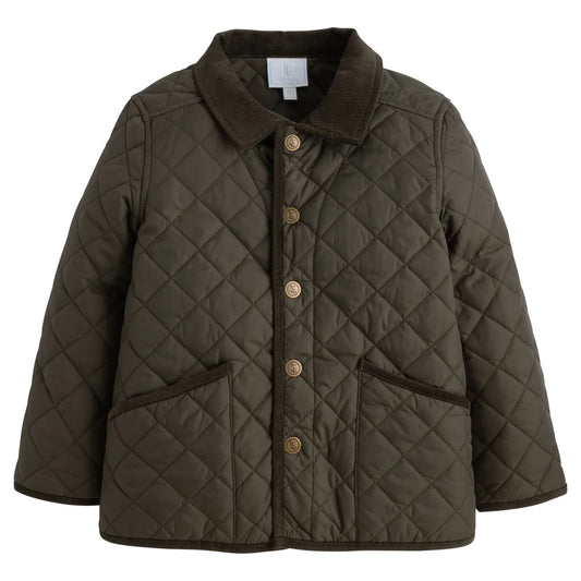 classic quilted jacket olive