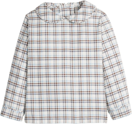 peter pan shirt/clarkson plaid