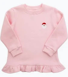 santa ruffle pullover