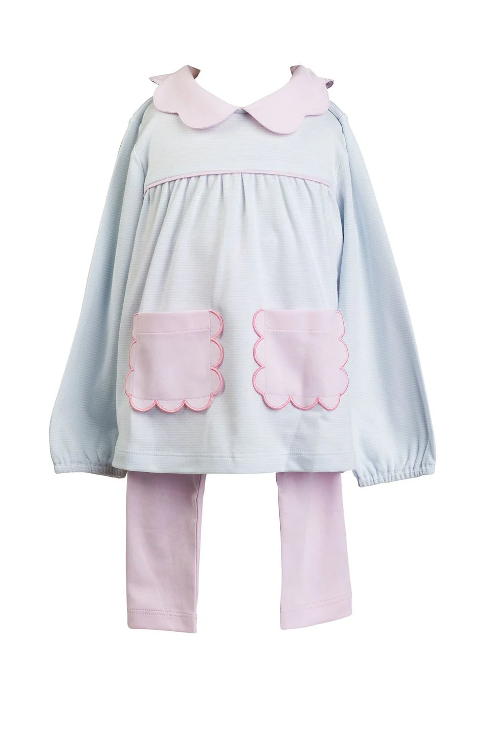 scallop tunic set