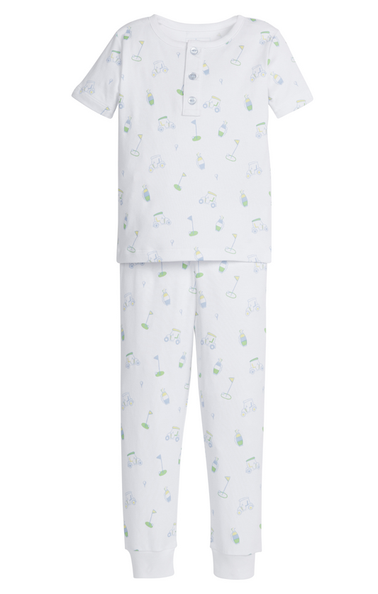 golf jammies blue