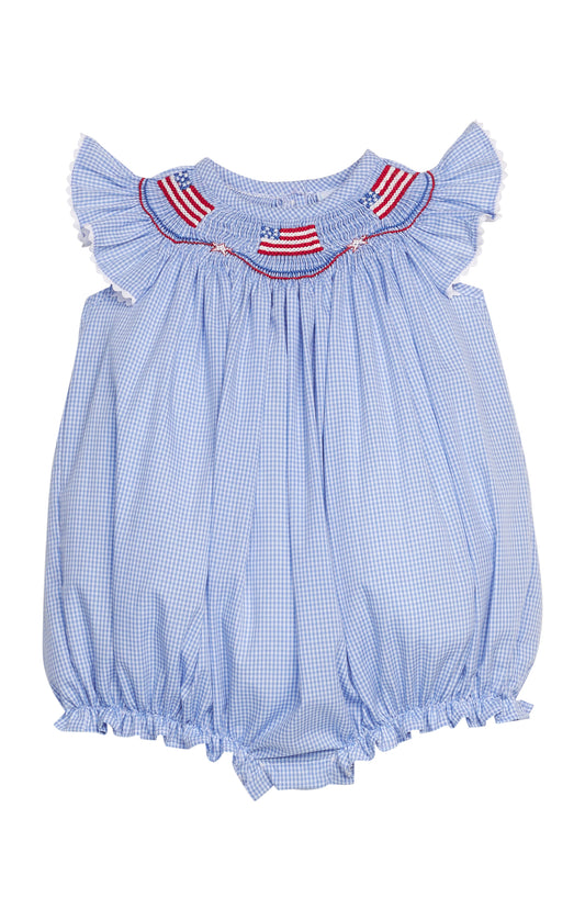 smocked bishop bubble flags