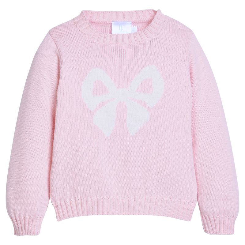 intarsia sweater/bow